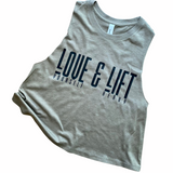 Love Yourself & Lift Heavy Women's Cropped Tank