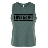 Love & Lift Barbells Cropped Tank (3 styles)