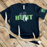 HUNT - Elk Graphic T in Charcoal