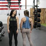 Love Yourself & Lift Heavy Women's Cropped Tank
