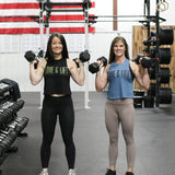 Love Yourself & Lift Heavy Women's Cropped Tank