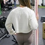 Love Yourself & Lift Heavy Pullover Cropped Fleece