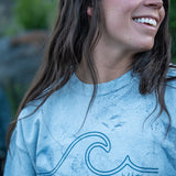Jenvae Wave Crew Sweater