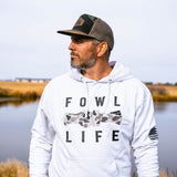 Fowl Life Snow Unisex Hoody