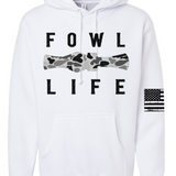 Fowl Life Snow Unisex Hoody