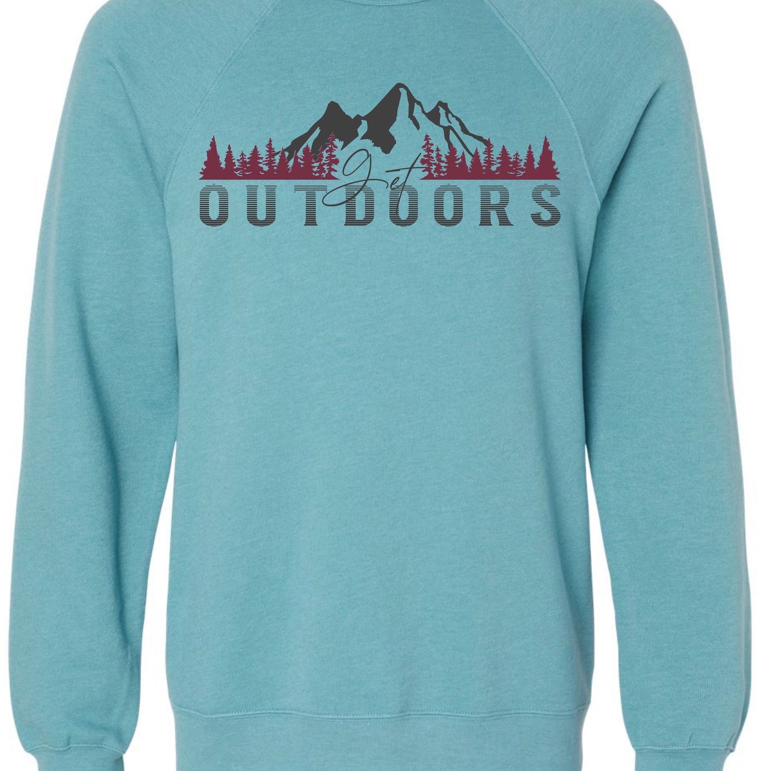 Get Outdoors Mountain Scene Unisex Sweater