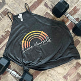 Love & Lift Rainbow High Neck Tank