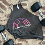 Love & Lift Rainbow High Neck Tank