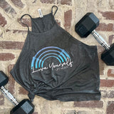 Love & Lift Rainbow High Neck Tank