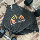 Love & Lift Rainbow High Neck Tank